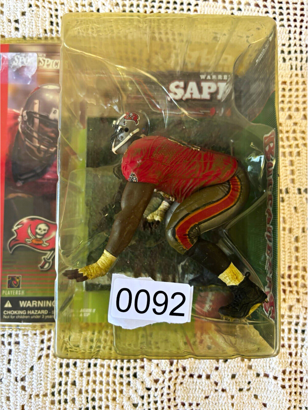 McFarlane Toys Warren Sapp Tampa Bay Buccaneers NFL Football Action Figure